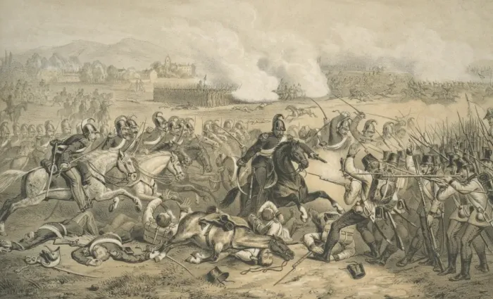 Framed Print : The Battle Of Montebello