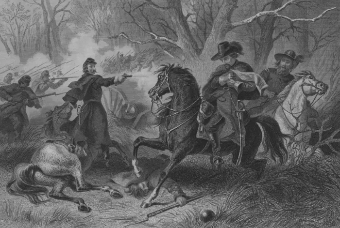 Framed Print : Battle near Mill Springs Framed Print : Battle near Mill Springs