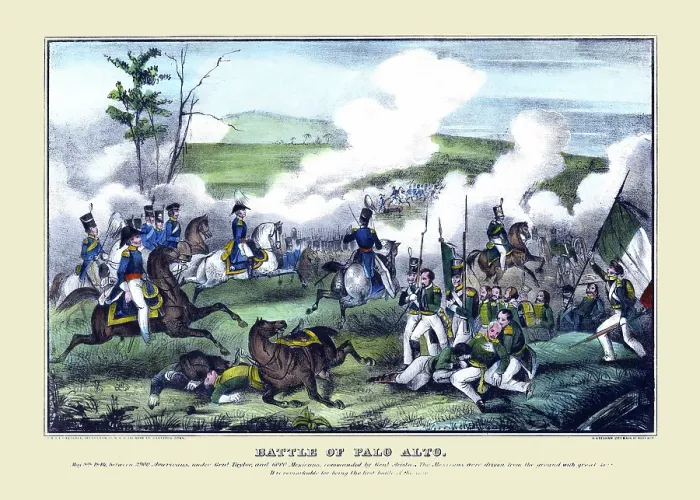 Framed Print : Battle of Palo Alto Framed Print : Battle of Palo Alto