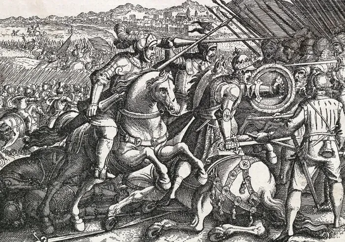 Framed Print : Battle of Pavia Framed Print : Battle of Pavia