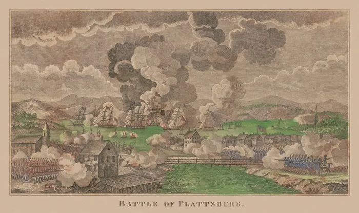 Framed Print : Battle of Plattsburg Framed Print : Battle of Plattsburg