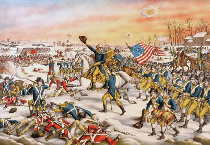 Framed Print : Battle of Princeton
