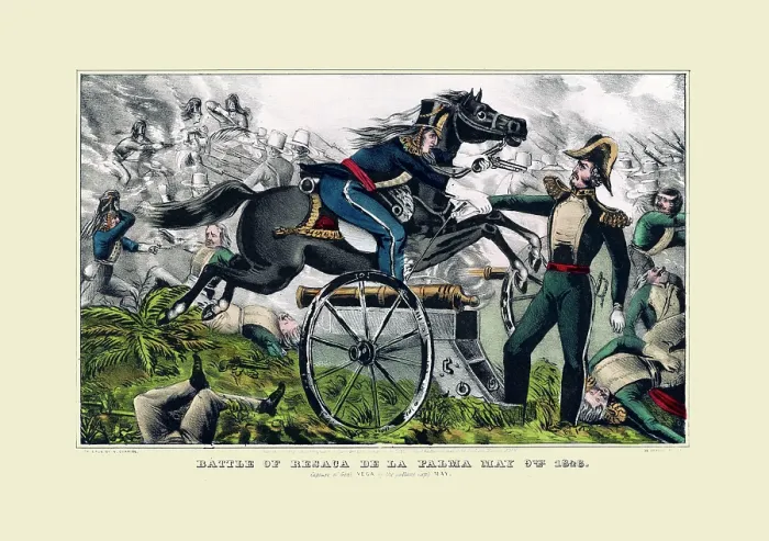 Framed Print : Battle of Resaca de la Palma Framed Print : Battle of Resaca de la Palma