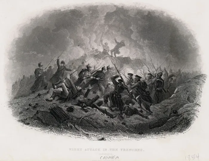 Framed Print : Battle of Sevastopol During Crimean War Framed Print : Battle of Sevastopol During Crimean War