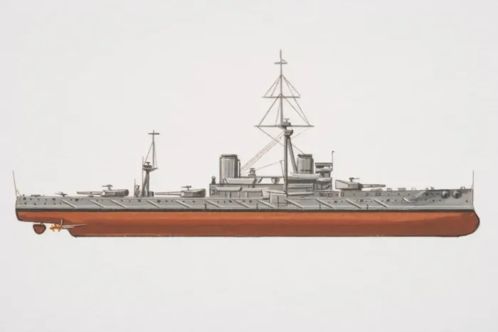 Framed Print : Battle ship carrying cannons