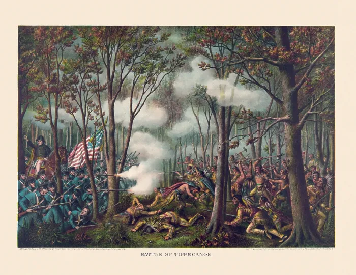 Framed Print : Battle of Tippecanoe Framed Print : Battle of Tippecanoe
