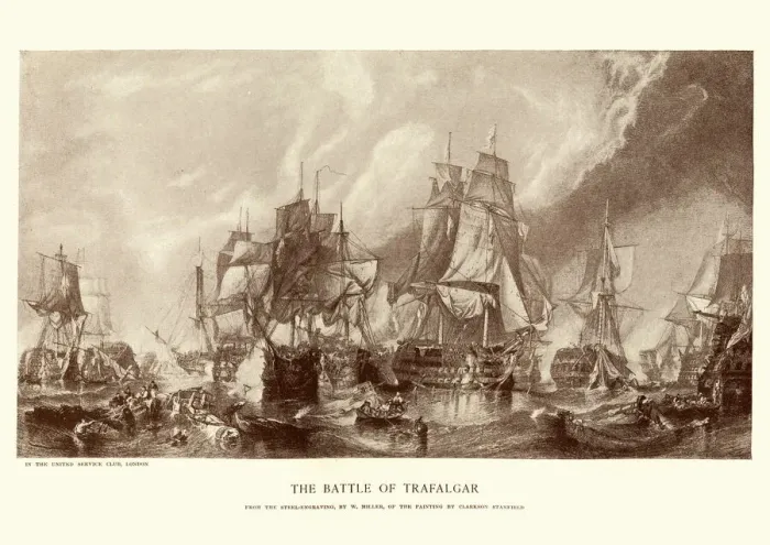 Framed Print : Battle of Trafalgar Framed Print : Battle of Trafalgar
