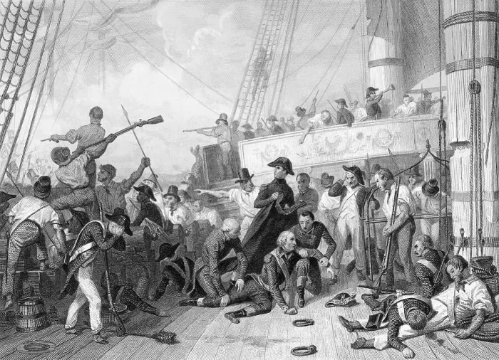 Framed Print : Battle of Trafalgar