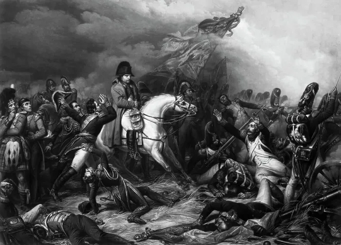 Framed Print : The Battle Of Waterloo Framed Print : The Battle Of Waterloo