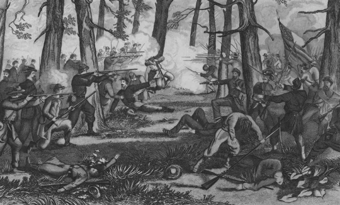 Framed Print : Battle of the Wilderness