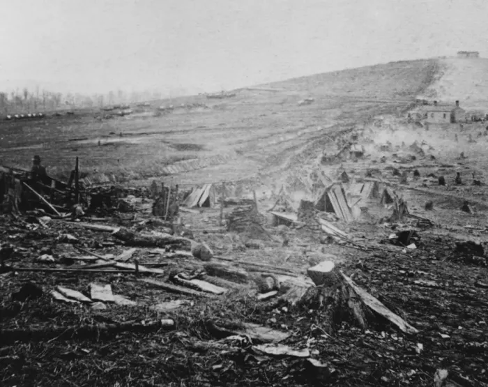 Framed Print : Battlefield of Nashville