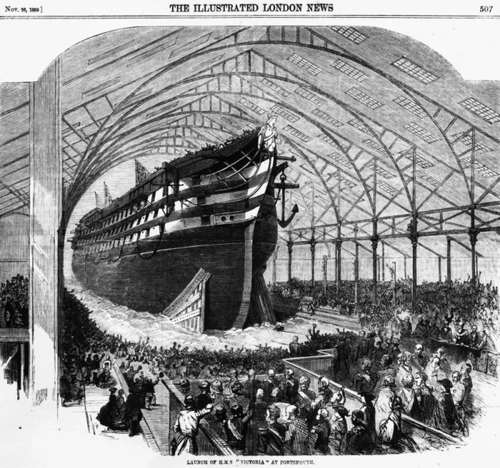 Framed Print : Battleship Launch Framed Print : Battleship Launch