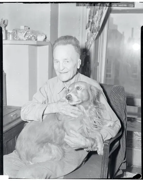 Framed Print : Battling Nelson Relaxing with His Dog Framed Print : Battling Nelson Relaxing with His Dog