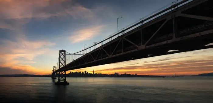 Framed Print : Bay bridge Framed Print : Bay bridge