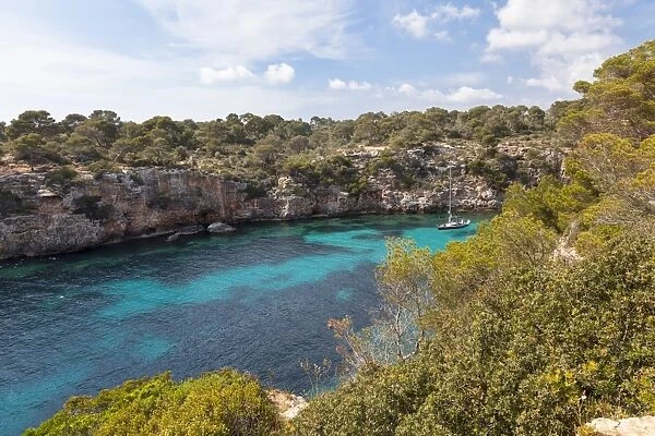 Bay, Cala Pi, Majorca, Balearic Islands, Spain