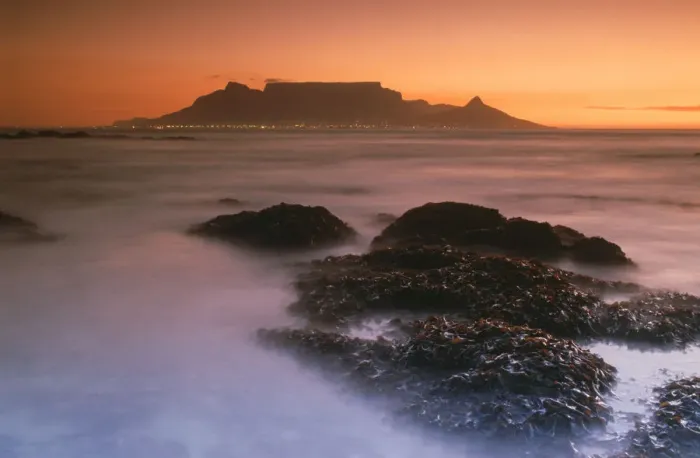 Framed Print : bay, cape town, capital cities, color image, horizon over water, horizontal, international landmark Framed Print : bay, cape town, capital cities, color image, horizon over water, horizontal, international landmark