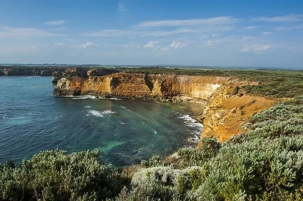Bay of islands rock formations along the Great Ocean Road, Victoria, Australia