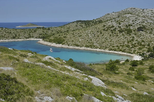 Bay of Lojena, Levrnaka Island, Kornati Islands, Adriatic Sea, Kornati Islands National Park, Croatia