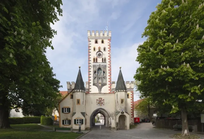 Framed Print : Bayertor, Bavarian Gate, Landsberg am Lech, Upper Bavaria, Bavaria, Germany, Europe Framed Print : Bayertor, Bavarian Gate, Landsberg am Lech, Upper Bavaria, Bavaria, Germany, Europe