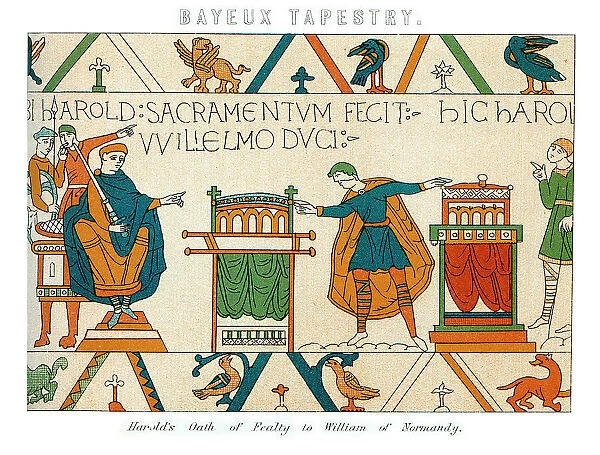 Bayeux Tapestry - Harold's Oath