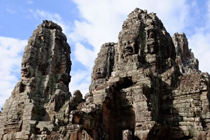 Framed Print : Bayon, Angkor, Siem Reap, Cambodia