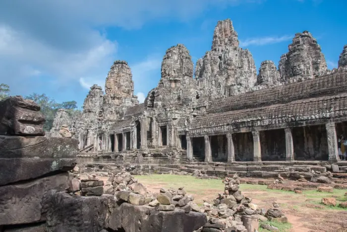 Framed Print : Bayon temple the ancient stone faces of bayon, siem reap, Cambodia Framed Print : Bayon temple the ancient stone faces of bayon, siem reap, Cambodia