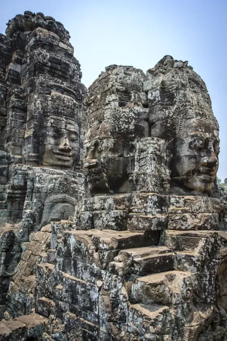 Framed Print : Bayon Temple at Angkor Thom complex Framed Print : Bayon Temple at Angkor Thom complex