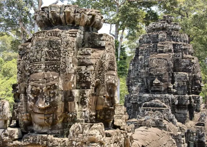 Framed Print : Bayon Temple in Siem Reap, Cambodia Framed Print : Bayon Temple in Siem Reap, Cambodia