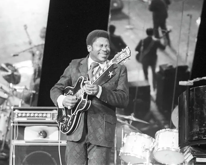 Framed Print : BB King Performing Framed Print : BB King Performing