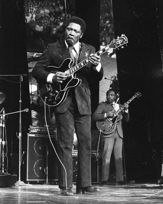 Framed Print : BB King Performing Framed Print : BB King Performing