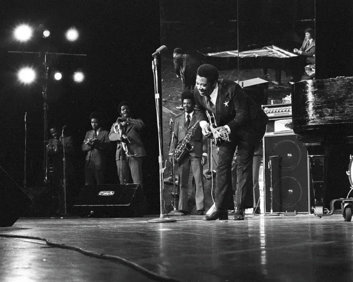 Framed Print : BB King Performing Framed Print : BB King Performing