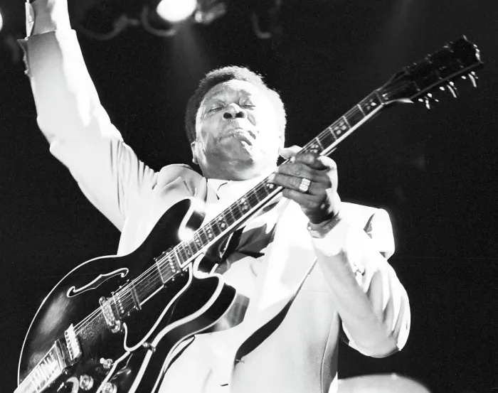 Framed Print : BB King Performing In LA Framed Print : BB King Performing In LA