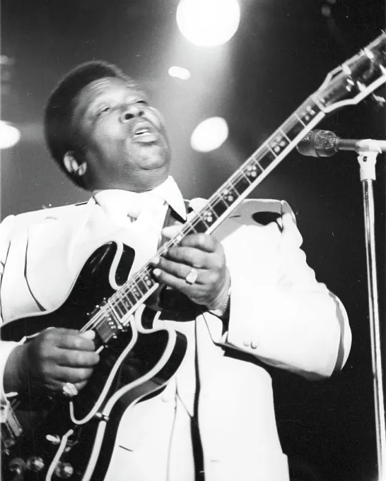 Framed Print : BB King Performing In LA Framed Print : BB King Performing In LA