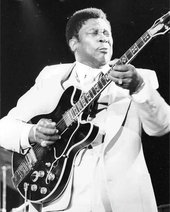 Framed Print : BB King Performing In LA Framed Print : BB King Performing In LA