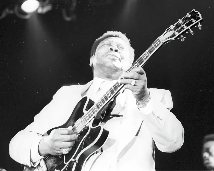 Framed Print : BB King Performing In LA Framed Print : BB King Performing In LA