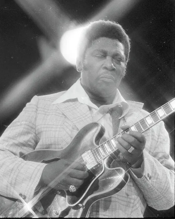 Framed Print : BB King Performing On The Midnight Special Framed Print : BB King Performing On The Midnight Special