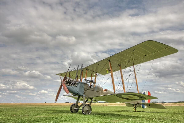 BE2 Aircraft On The Ground