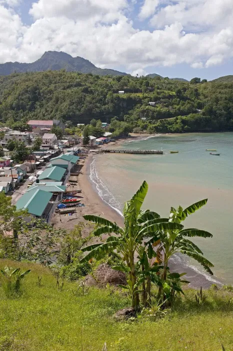 Framed Print : Beach, Anse La Raye, Saint Lucia