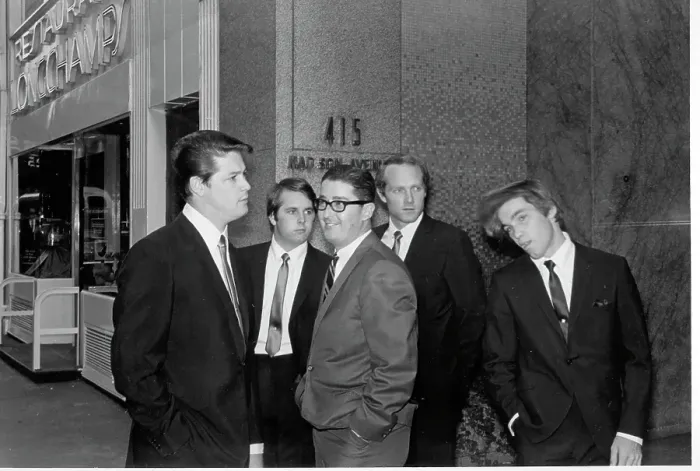 Framed Print : Beach Boys At A Capitol Records Party