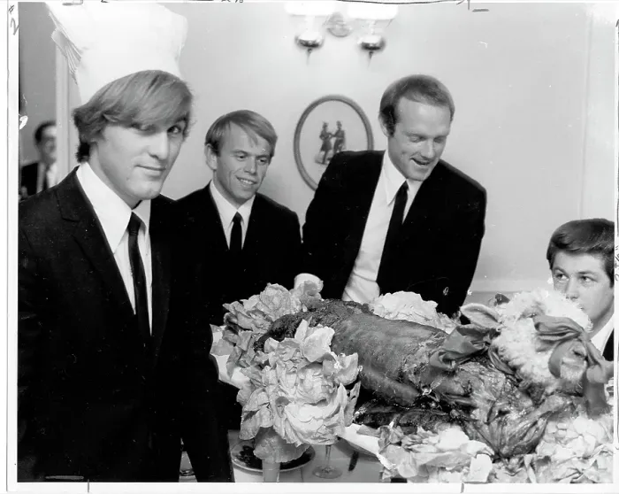 Framed Print : Beach Boys At A Capitol Records Party Framed Print : Beach Boys At A Capitol Records Party