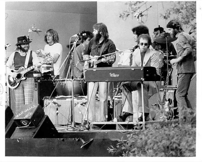 Framed Print : Beach Boys With Elton John Framed Print : Beach Boys With Elton John