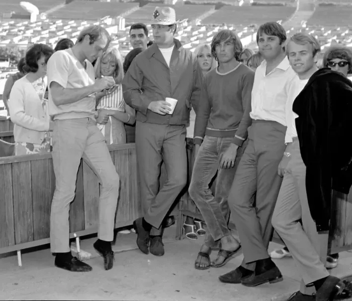 Framed Print : Beach Boys At The Hollywood Bowl