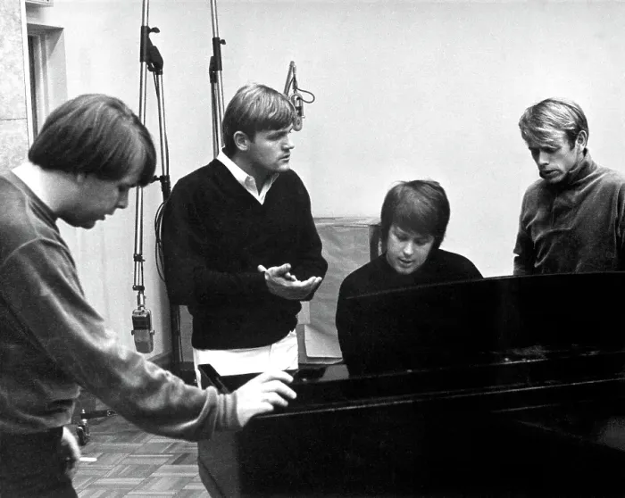 Framed Print : Beach Boys Around The Piano Framed Print : Beach Boys Around The Piano