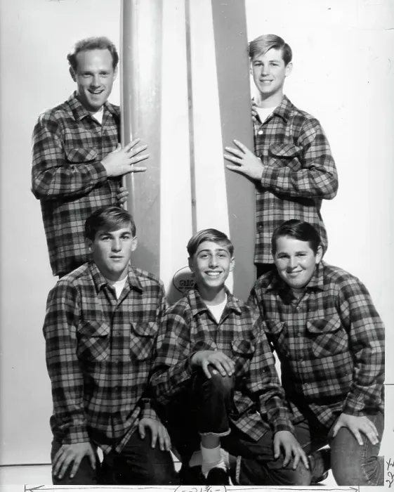 Framed Print : Beach Boys Portrait With A Surfboard Framed Print : Beach Boys Portrait With A Surfboard