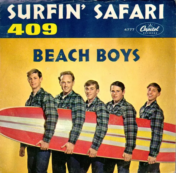 Framed Print : Beach Boys Surfin Safari Album Cover Framed Print : Beach Boys Surfin Safari Album Cover