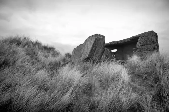 Framed Print : Beach Bunker Ruins Framed Print : Beach Bunker Ruins