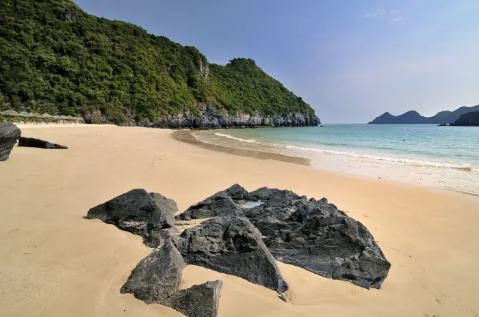 Framed Print : Beach, Cat Ba, Halong Bay, Vietnam, Southeast Asia Framed Print : Beach, Cat Ba, Halong Bay, Vietnam, Southeast Asia