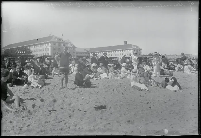 Framed Print : Beach Goers Framed Print : Beach Goers