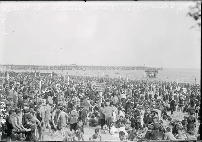 Framed Print : Beach Goers Framed Print : Beach Goers