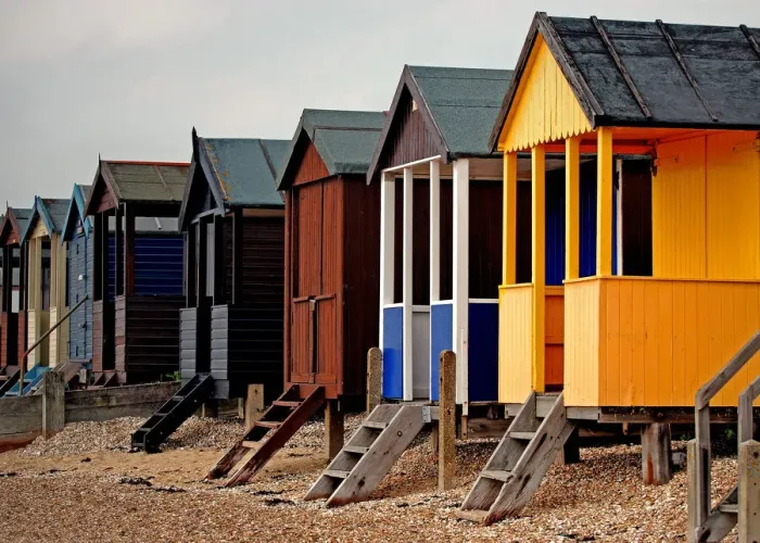 Framed Print : Beach huts, Southend Framed Print : Beach huts, Southend
